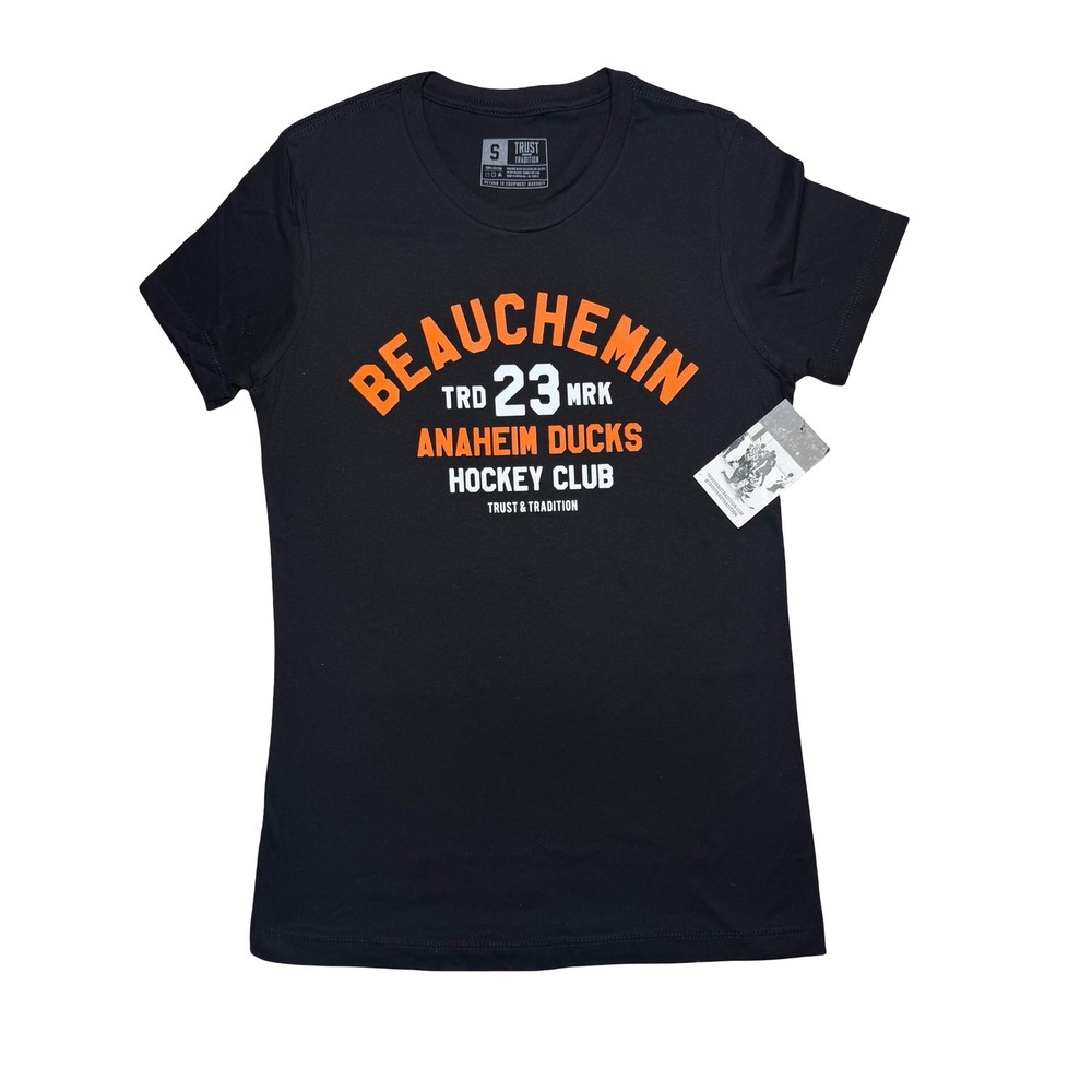 Anaheim Mighty Ducks x Beauchemin women's top shirt